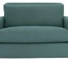 Discount - Habitat Chester Fabric Cuddle Chair Teal Armchairs