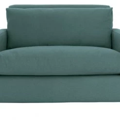 Discount - Habitat Chester Fabric Cuddle Chair Teal Armchairs