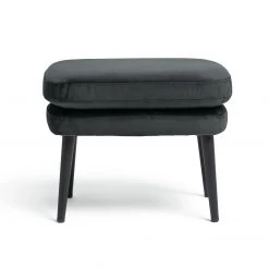 Shipping Included - Habitat Celine Velvet High Back Chair & Footstool Charcoal Armchairs -Seating Sales Store unnamed file 3241