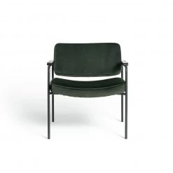 The Surprise Price - Habitat Molly Velvet Chair Green Armchairs