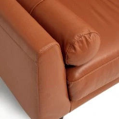 Shipping Included - Habitat Jackson Leather Cuddle Chair Tan Armchairs -Seating Sales Store unnamed file 3311