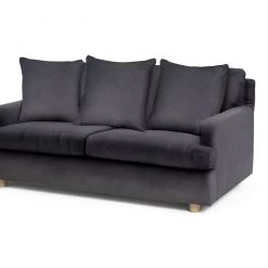 Flash Sale - Habitat Lana 2 Seater Velvet Sofa With Cushion Charcoal Sofas And Armchairs -Seating Sales Store unnamed file 337
