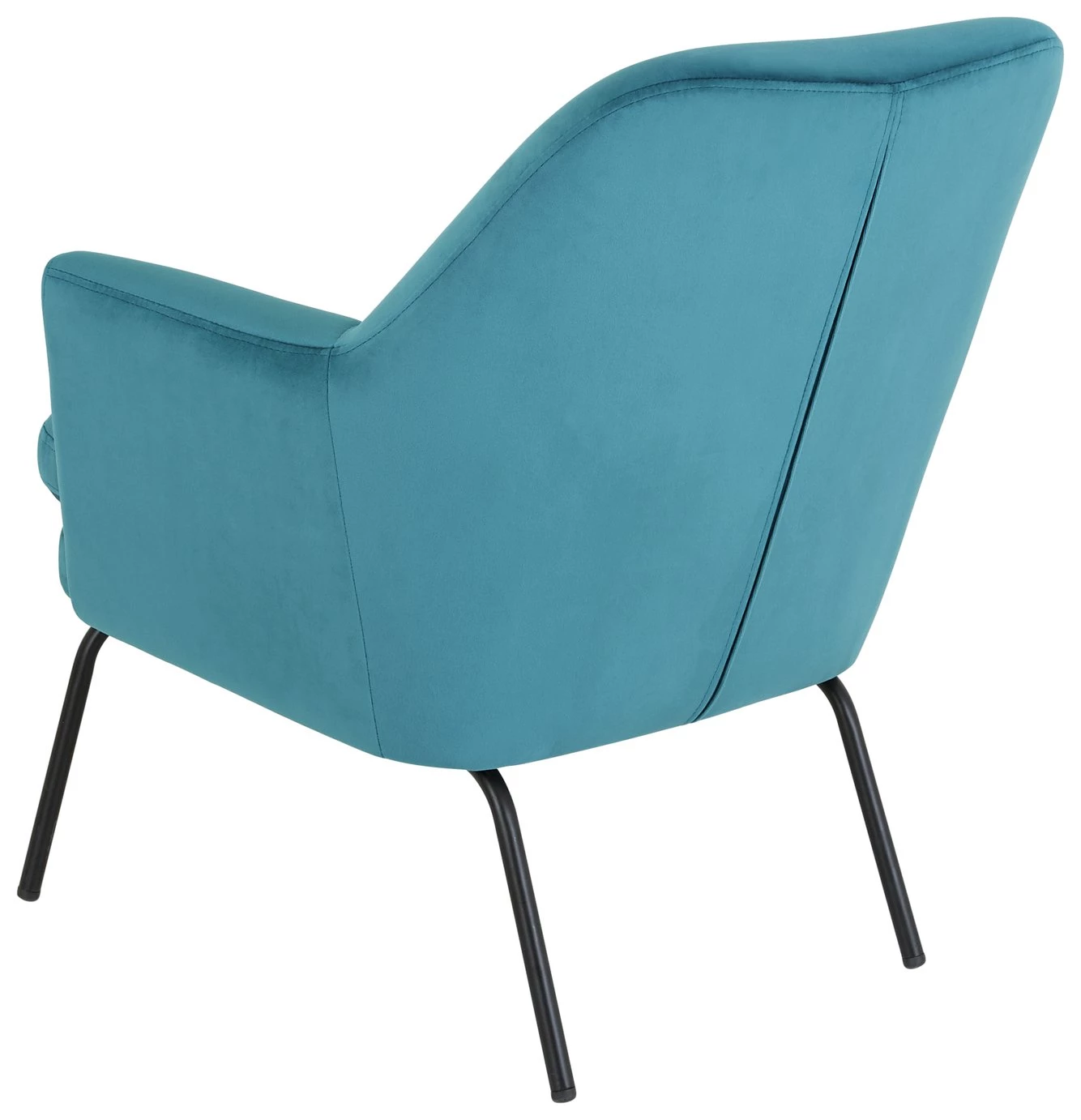 Flash Sale - Habitat Celine Velvet Accent Chair Teal Sofas And Armchairs 4 Flash Sale - Habitat Celine Velvet Accent Chair Teal Sofas And Armchairs - Image 4