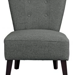Discount - Habitat Delilah Fabric Cocktail Chair Charcoal Armchairs