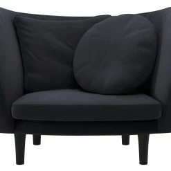Seating Sales Store 47 Best Price - Habitat Arya Charcoal Velvet Armchair Sofas And Armchairs
