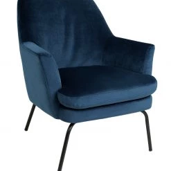 On Sale - Habitat Celine Velvet Accent Chair Blue Sofas And Armchairs -Seating Sales Store unnamed file 3579