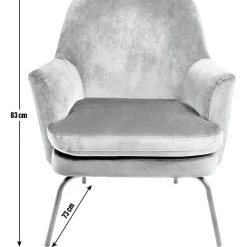 On Sale - Habitat Celine Velvet Accent Chair Blue Sofas And Armchairs -Seating Sales Store unnamed file 3581