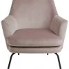 Best Price - Habitat Celine Velvet Accent Chair Pink Sofas And Armchairs