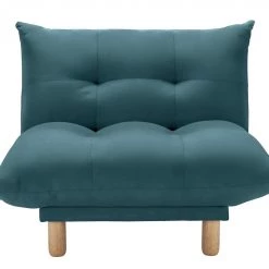 Free Shipping - Habitat Kota Velvet Armchair Teal Sofas And Armchairs