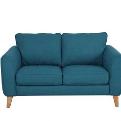 Shipping Included - Habitat Cooper 2 Seater Fabric Sofa Teal Sofas