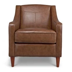 Shipping Included - Habitat Dorian Faux Leather Armchair Tan Armchairs