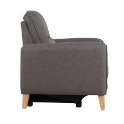 Free Shipping - Habitat Tommy Fabric Recliner Chair Grey Armchairs -Seating Sales Store unnamed file 3824