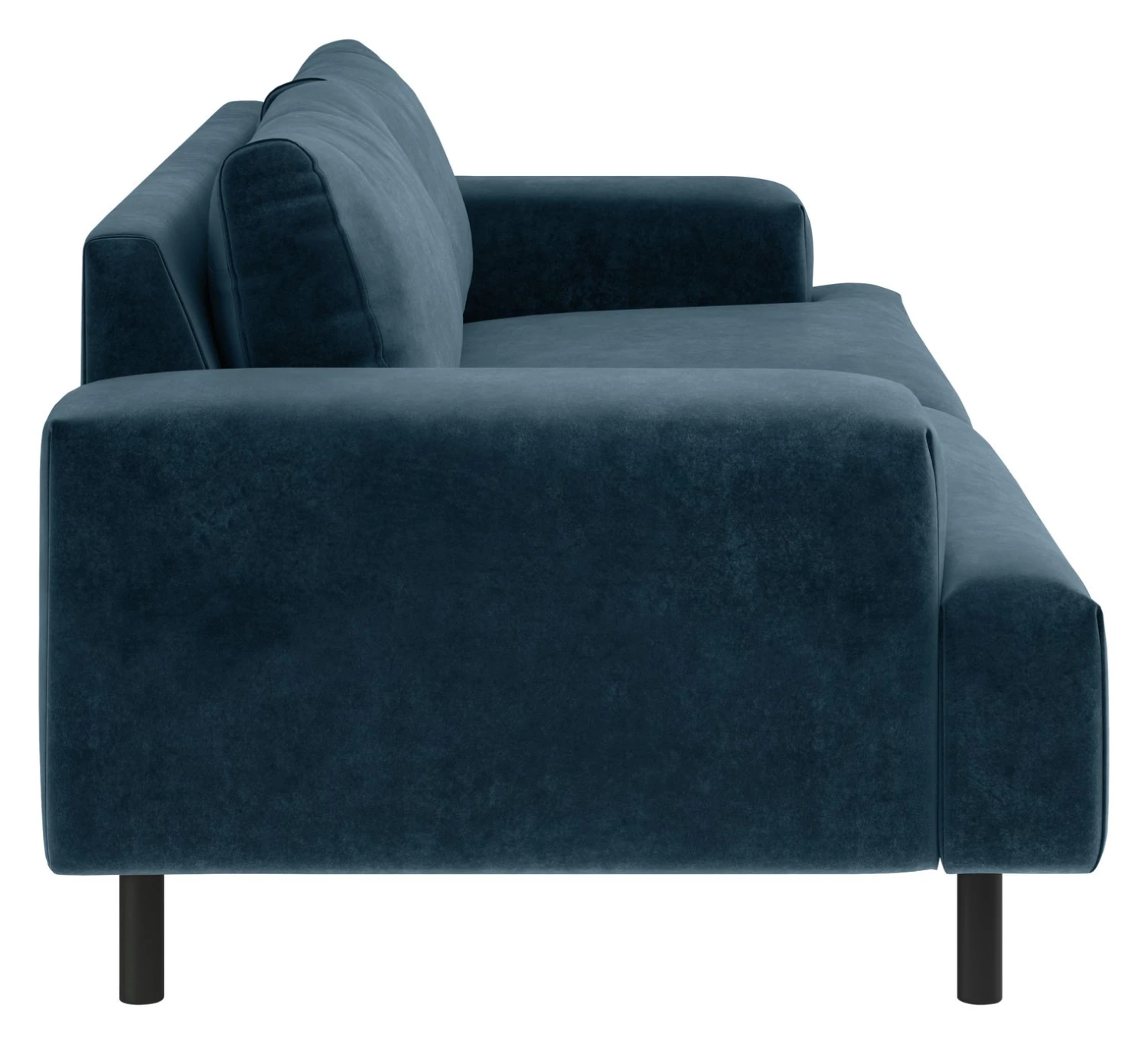 Discount - Habitat Julien 3 Seater Velvet Sofa Navy Sofas 5 Discount - Habitat Julien 3 Seater Velvet Sofa Navy Sofas - Image 5