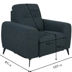 Discount - Habitat Ghost Fabric Power Recliner Chair Charcoal Sofas And Armchairs -Seating Sales Store unnamed file 3841