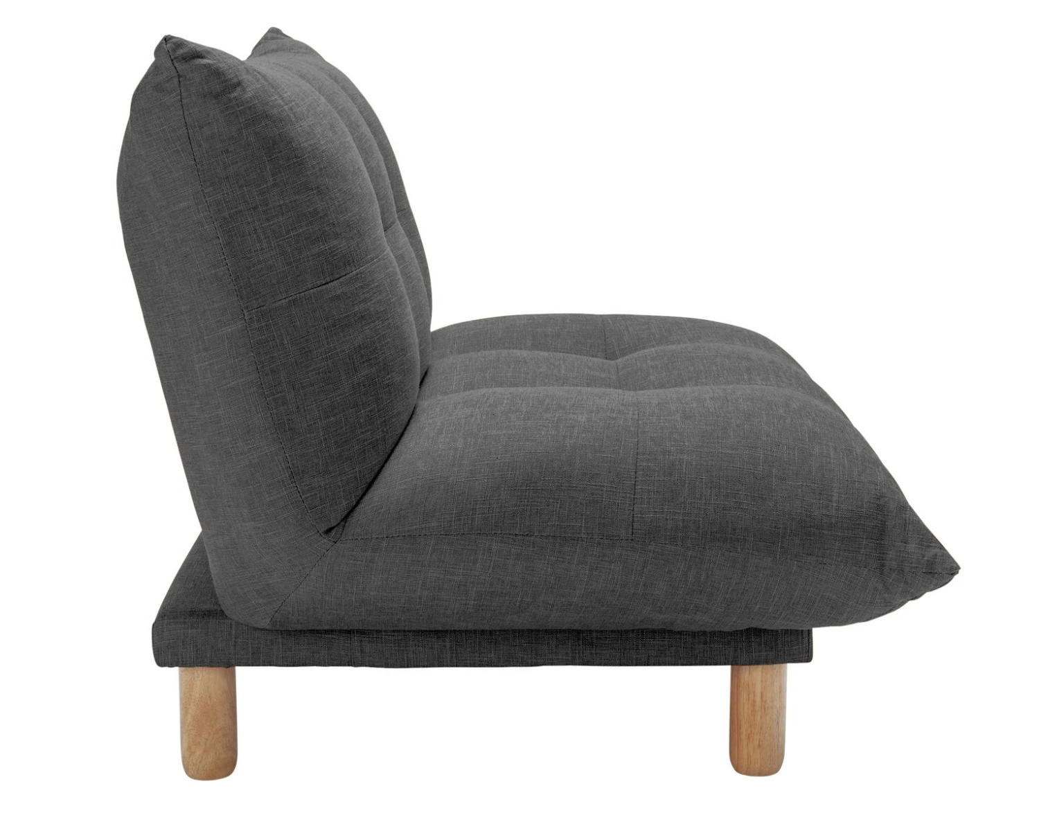 Free Shipping - Habitat Kota Fabric Armchair Charcoal Armchairs 3 Free Shipping - Habitat Kota Fabric Armchair Charcoal Armchairs - Image 3