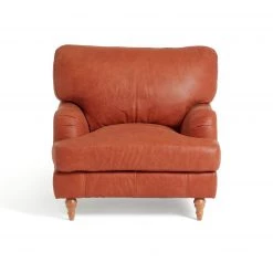Flash Sale - Habitat Livingston Leather Armchair Tan Armchairs -Seating Sales Store unnamed file 3873