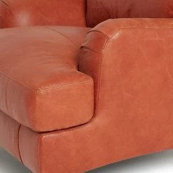 Flash Sale - Habitat Livingston Leather Armchair Tan Armchairs -Seating Sales Store unnamed file 3875