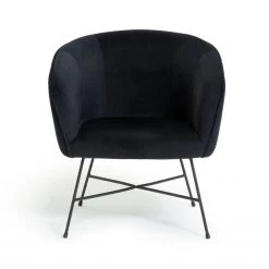 Discount - Habitat Jax Velvet Accent Chair Black Armchairs 14 Discount - Habitat Jax Velvet Accent Chair Black Armchairs -Seating Sales Store unnamed file 3907