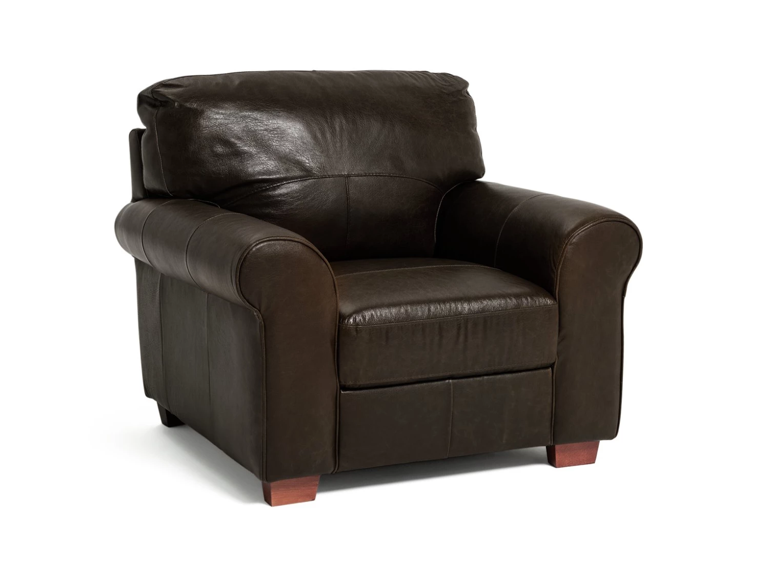 Discount - Habitat Salisbury Leather Armchair Black Sofas And Armchairs 12 Discount - Habitat Salisbury Leather Armchair Black Sofas And Armchairs - Image 12