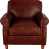 Shipping Included - Habitat Kingsley Leather Accent Chair Tan Sofas And Armchairs