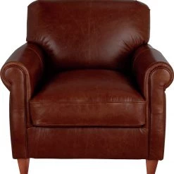 Shipping Included - Habitat Kingsley Leather Accent Chair Tan Sofas And Armchairs