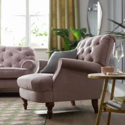 Discount - Habitat Valerie Velvet Accent Chair Pink Red Armchairs -Seating Sales Store unnamed file 3956