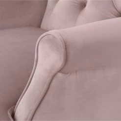 Discount - Habitat Valerie Velvet Accent Chair Pink Red Armchairs -Seating Sales Store unnamed file 3963