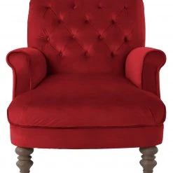 Discount - Habitat Valerie Velvet Accent Chair Pink Red Armchairs -Seating Sales Store unnamed file 3964