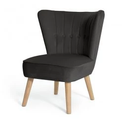 Flash Sale - Habitat Alexis Velvet Cocktail Chair Charcoal Armchairs -Seating Sales Store unnamed file 3969