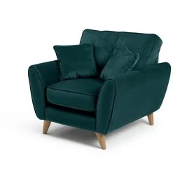 The Surprise Price - Habitat Isla Velvet Armchair Teal Armchairs -Seating Sales Store unnamed file 3976