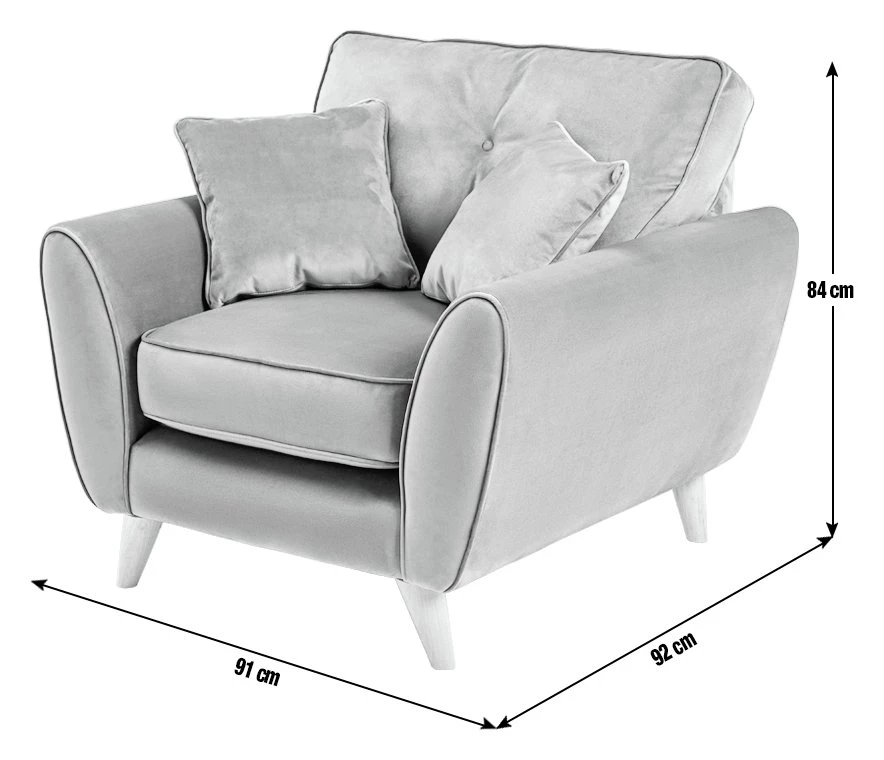 On Sale - Habitat Isla Velvet Armchair Green Sofas And Armchairs 2 On Sale - Habitat Isla Velvet Armchair Green Sofas And Armchairs - Image 2