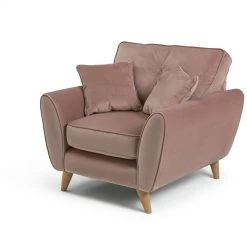 The Surprise Price - Habitat Isla Velvet Armchair Pink Sofas And Armchairs -Seating Sales Store unnamed file 3993
