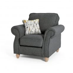 On Sale - Habitat Wilfred Fabric Chair Charcoal Sofas And Armchairs -Seating Sales Store unnamed file 4011