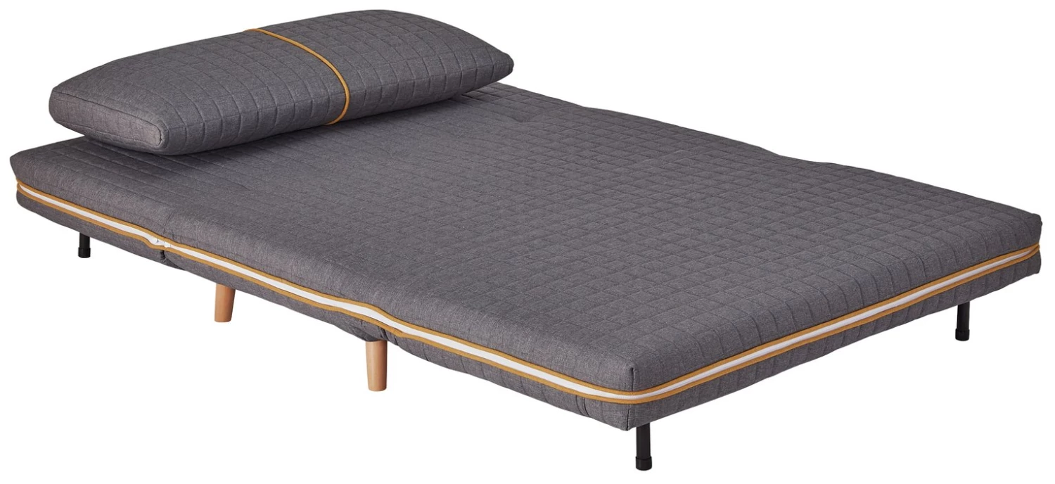 Flash Sale - Habitat Roma Small Double Quilted Sofa Bed Charcoal Sofas And Armchairs 3 Flash Sale - Habitat Roma Small Double Quilted Sofa Bed Charcoal Sofas And Armchairs - Image 3