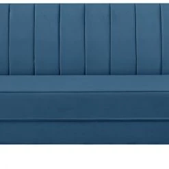 The Surprise Price - Habitat Preston Clic Clac Velvet Sofa Bed Navy Sofabeds