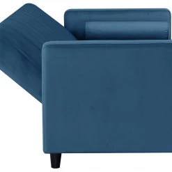 The Surprise Price - Habitat Preston Clic Clac Velvet Sofa Bed Navy Sofabeds -Seating Sales Store unnamed file 4038
