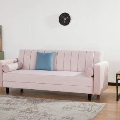 The Surprise Price - Habitat Preston Clic Clac Velvet Sofa Bed Navy Sofabeds -Seating Sales Store unnamed file 4047