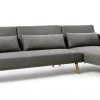 Best Price - Habitat Andy Right Corner Fabric Clic Clac Sofa Bed Grey Sofabeds