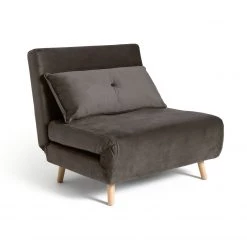 Discount - Habitat Roma Velvet Chairbed Charcoal Sofabeds -Seating Sales Store unnamed file 4082