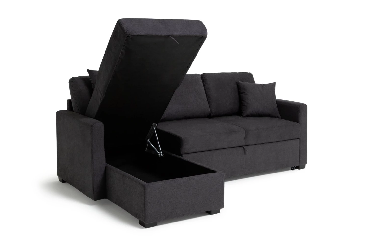 The Surprise Price - Habitat Reagan Left Corner Fabric Sofa Bed Charcoal Sofas And Armchairs 7 The Surprise Price - Habitat Reagan Left Corner Fabric Sofa Bed Charcoal Sofas And Armchairs - Image 7