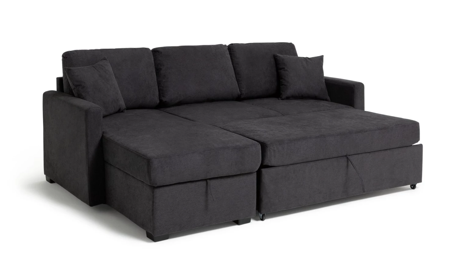 The Surprise Price - Habitat Reagan Left Corner Fabric Sofa Bed Charcoal Sofas And Armchairs 8 The Surprise Price - Habitat Reagan Left Corner Fabric Sofa Bed Charcoal Sofas And Armchairs - Image 8