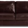 Flash Sale - Habitat Salisbury 4 Seater Leather Sofa Dark Brown Sofas And Armchairs