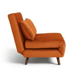 Best Price - Habitat Roma Velvet Chairbed Orange Sofabeds -Seating Sales Store unnamed file 4165