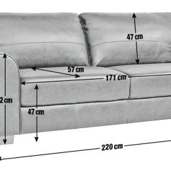 Flash Sale - Habitat Salisbury 4 Seater Leather Sofa Dark Brown Sofas And Armchairs -Seating Sales Store unnamed file 417