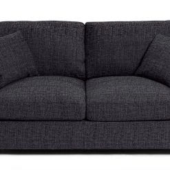 Discount - Habitat Lisbon Small Double Fabric Sofa Bed Charcoal Sofabeds