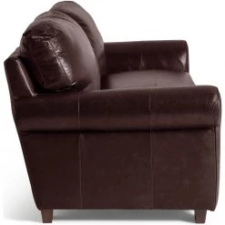 Flash Sale - Habitat Salisbury 4 Seater Leather Sofa Dark Brown Sofas And Armchairs -Seating Sales Store unnamed file 420