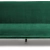 Free Shipping - Habitat Matteo 2 Seater Velvet Sofa Bed Green Sofabeds