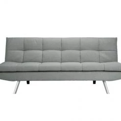 Flash Sale - Habitat Nolan Fabric Clic Clac Sofa Bed Light Grey Sofabeds
