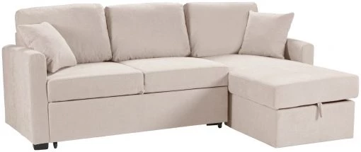 Free Shipping - Habitat Reagan Right Corner Fabric Sofa Bed Natural Sofabeds -Seating Sales Store unnamed file 4245