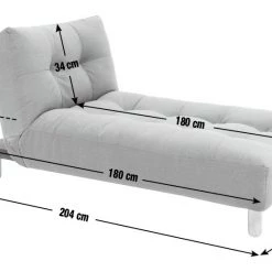 Free Shipping - Habitat Kota Fabric Chaise Sofa Grey Sofabeds -Seating Sales Store unnamed file 4268